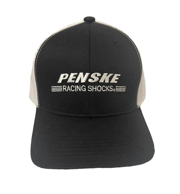 Hat, Penske Racing Shocks (White on Black)